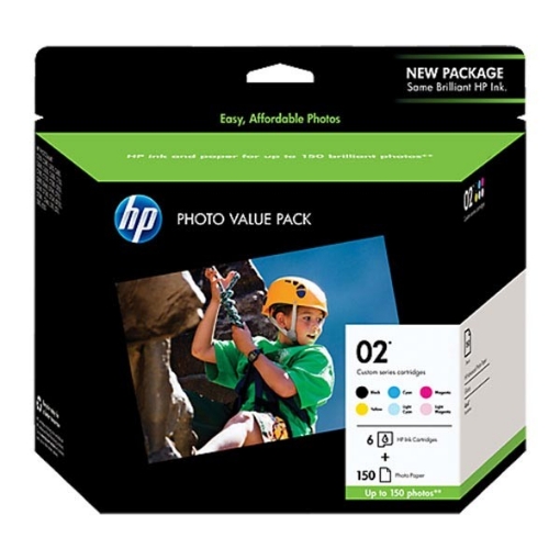 Picture of HP Q7964AN (HP 02) OEM Color Inkjet Cartridge