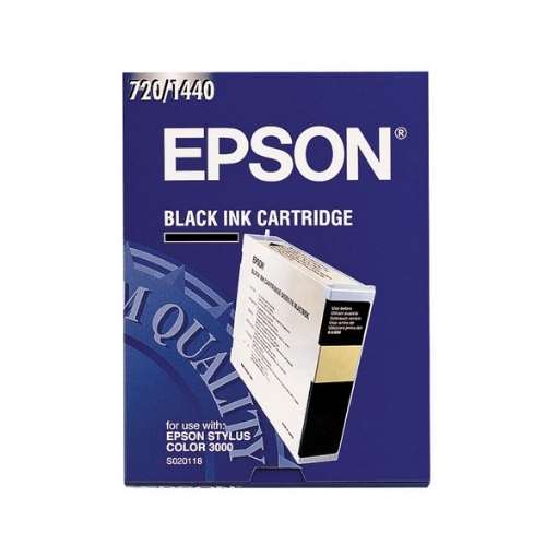 Picture of Epson S020118 OEM Black Inkjet Cartridge