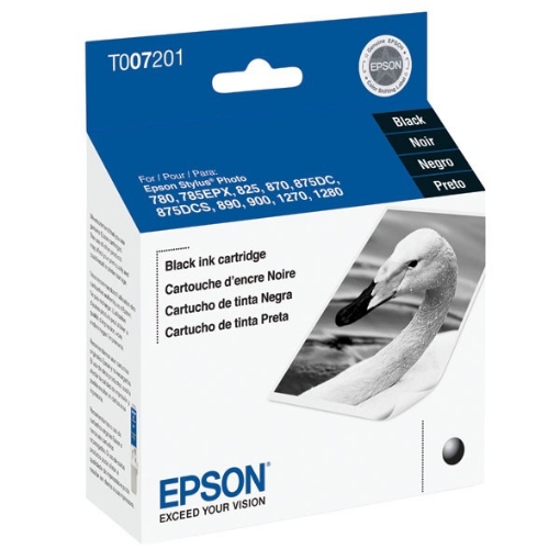 Picture of Epson T007201 (Epson 7) OEM Black Inkjet Cartridge