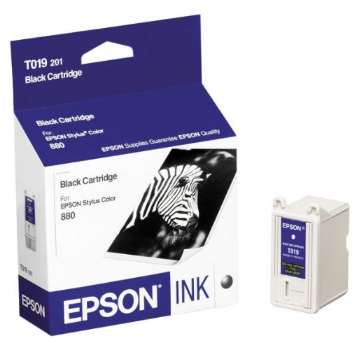 Picture of Epson T019201 (Epson 19) OEM Black Inkjet Cartridge