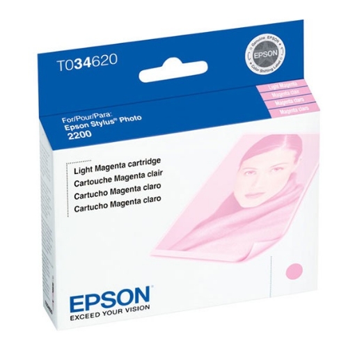 Picture of Epson T034620 (Epson 34) OEM LightMagenta Inkjet Cartridge