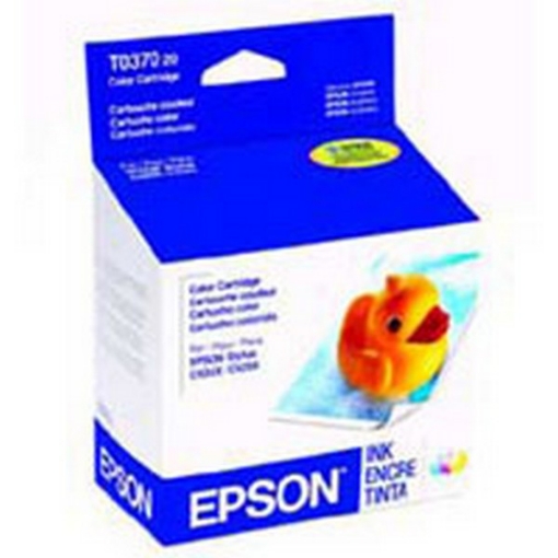 Picture of Epson T037020 (Epson 37) OEM Tri-Color Inkjet Cartridge