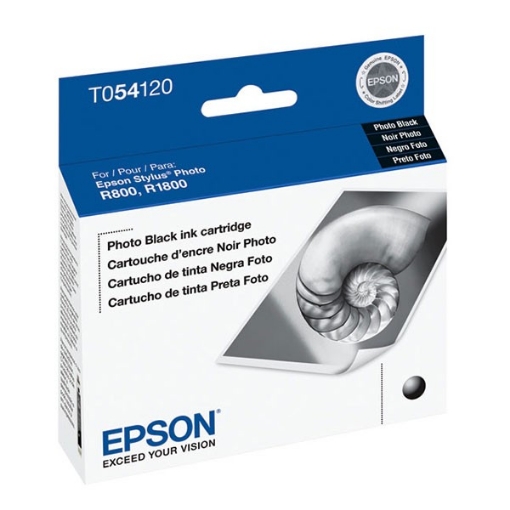 Picture of Epson T054120 (Epson 54) OEM PhotoBlack Inkjet Cartridge