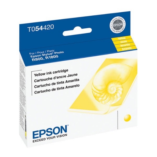 Picture of Epson T054420 (Epson 54) OEM Yellow Inkjet Cartridge