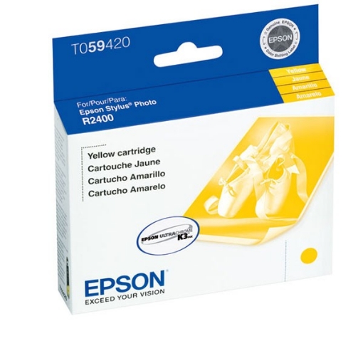 Picture of Epson T059420 (Epson 59) OEM Yellow Inkjet Cartridge