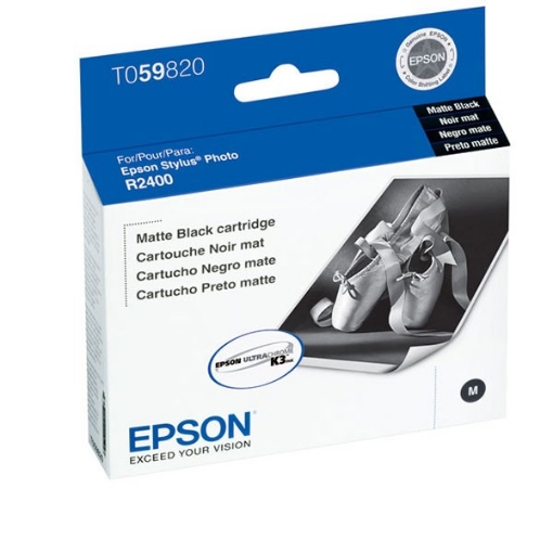 Picture of Epson T059820 (Epson 59) OEM Matte Black Inkjet Cartridge