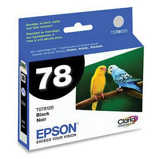 Picture of Epson T078120 (Epson 78) OEM Black Inkjet Cartridge