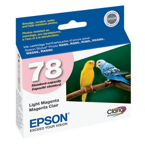 Picture of Epson T078620 (Epson 78) OEM LightMagenta Inkjet Cartridge