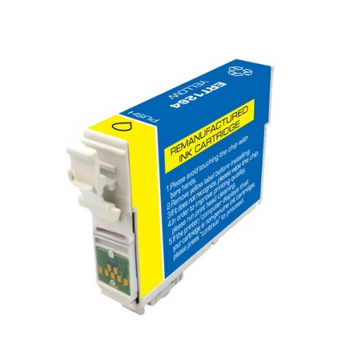 Picture of Remanufactured T126420 (Epson 126) High Yield Yellow Inkjet Cartridge (470 Yield)