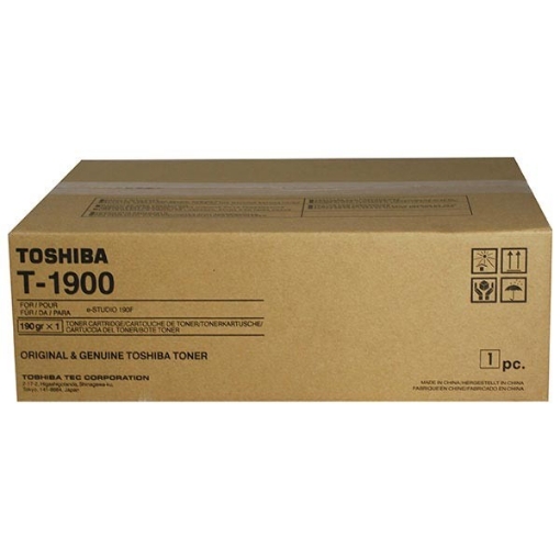 Picture of Toshiba T-1900 Black Laser Toner Cartridge (10000 Yield)