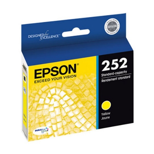 Picture of Epson T252420 (Epson 252) Yellow Inkjet Cartridge (300 Yield)