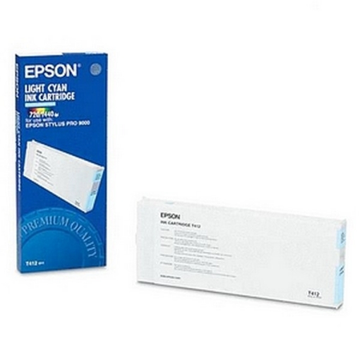 Picture of Epson T412011 (Epson 412) OEM Light Cyan Inkjet Cartridge