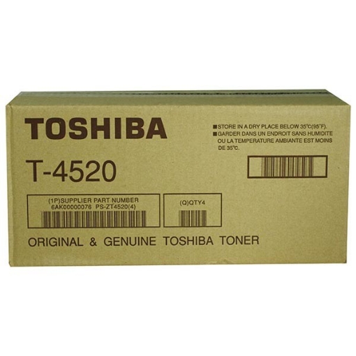 Picture of Toshiba T-4520 Black Toner Cartridge (21000 Yield)