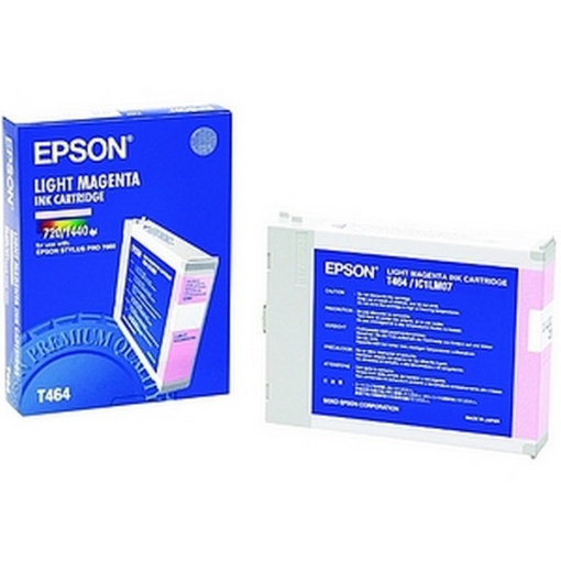 Picture of Epson T464011 (Epson T464) OEM Light Magenta Ink Cartridge