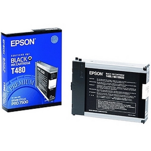 Picture of Epson T480011 OEM Black Ink Cartridge