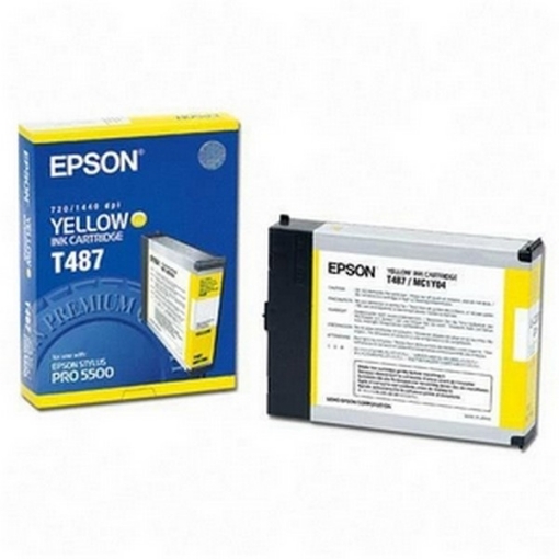 Picture of Epson T487011 OEM Yellow Inkjet Cartridge