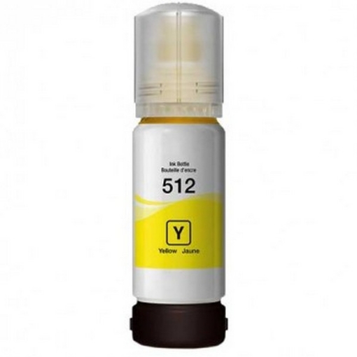 Picture of Remanufactured T512420-S (Epson T512) Yellow Ink Bottle (5000 Yield)