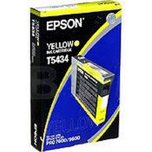 Picture of Epson T543400 OEM Yellow Inkjet Cartridge