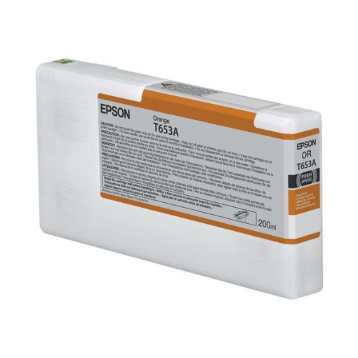 Picture of Epson T653A00 OEM Orange UltraChrome HDR Ink Cartridge