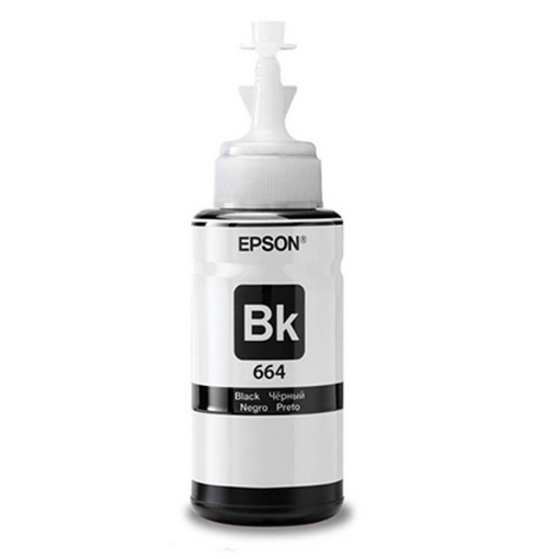 Picture of Remanufactured T664120 (Epson 664) Black Ecotank Ink Bottle (4000 Yield)