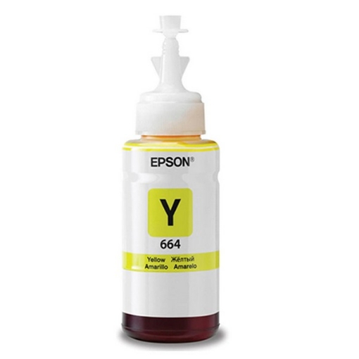 Picture of Remanufactured T664420 (Epson 664) Yellow Ecotank Ink Bottle (6000 Yield)