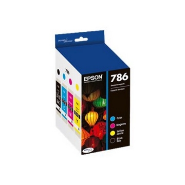 Show details for Epson T786120BCs (Epson 786) OEM Black, Cyan, Magenta, Yellow Ink Cartridges (4 pk) Picture of Epson T786120BCs (Epson 786) OEM Black, Cyan, Magenta, Yellow Ink Cartridges (4 pk)