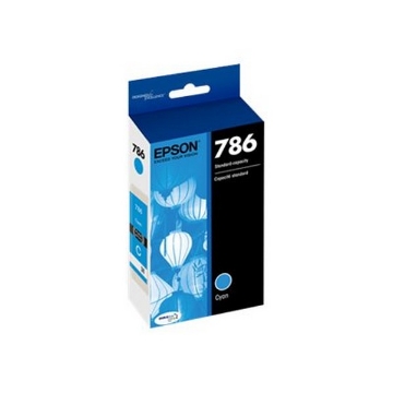 Show details for Epson T786220 (Epson 786) OEM Cyan Inkjet Cartridge Picture of Epson T786220 (Epson 786) OEM Cyan Inkjet Cartridge