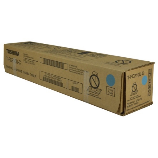 Picture of Toshiba TFC210UC Cyan Toner Cartridge (33600 Yield)