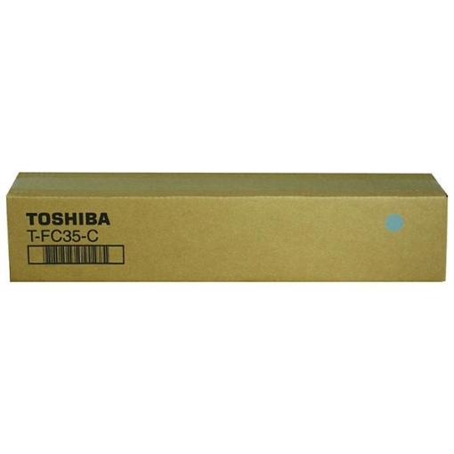 Picture of Toshiba TFC35C Cyan Laser Toner Cartridge (21000 Yield)