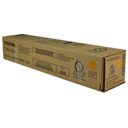 Picture of Toshiba TFC415UY Yellow Toner Cartridge (33600 Yield)