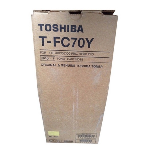 Picture of Toshiba TFC70Y OEM Yellow Toner Cartridge