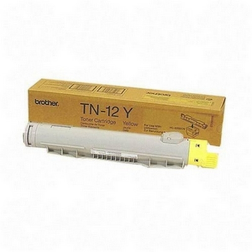 Picture of Brother TN-12Y OEM Yellow Toner Cartridge