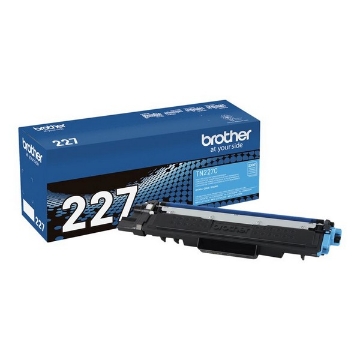Show details for Brother TN-227C OEM High Yield Cyan Toner Cartridge Picture of Brother TN-227C OEM High Yield Cyan Toner Cartridge