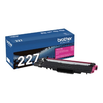 Show details for Brother TN-227M OEM High Yield Magenta Toner Cartridge Picture of Brother TN-227M OEM High Yield Magenta Toner Cartridge