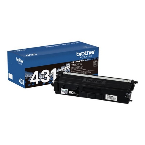 Picture of Brother TN-431BK OEM Black Toner Cartridge