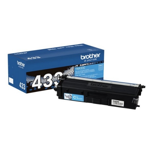 Picture of Brother TN-433C OEM High Yield Cyan Toner Cartridge