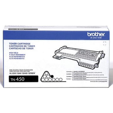Show details for Brother TN-450 OEM High Yield Black Toner Cartridge Picture of Brother TN-450 OEM High Yield Black Toner Cartridge
