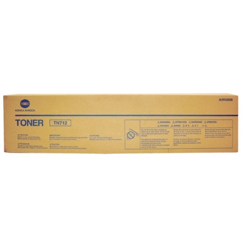 Picture of Konica Minolta TN-712 (A3VU030) OEM Black Toner Cartridge