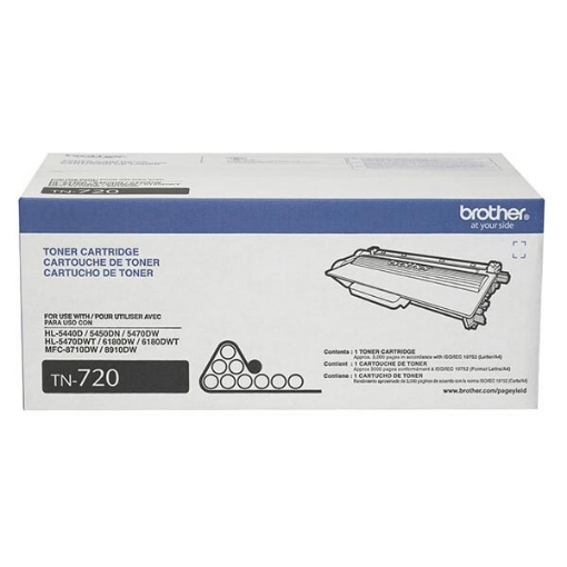 Picture of IBM TN-720 Black Laser Toner Cartridge (3000 Yield)