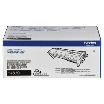 Show details for Brother TN-820 High Yield Black Toner Cartridge (8000 Yield) Picture of Brother TN-820 High Yield Black Toner Cartridge (8000 Yield)