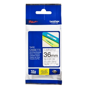 Show details for Brother TZe-161 (TZ-161) OEM Black on Clear Label Tape Picture of Brother TZe-161 (TZ-161) OEM Black on Clear Label Tape
