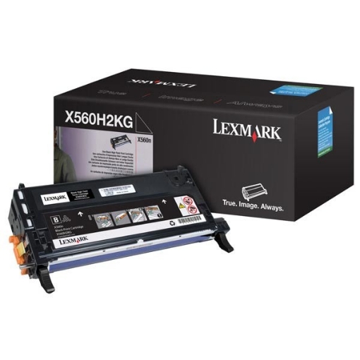 Picture of Lexmark X560H2KG OEM Black Toner Cartridge