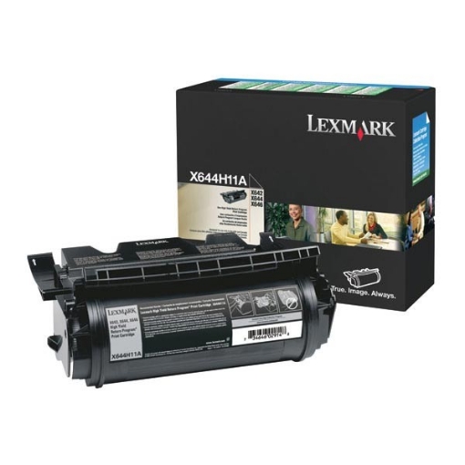 Picture of Lexmark X644H11A Black Toner Cartridge (21000 Yield)