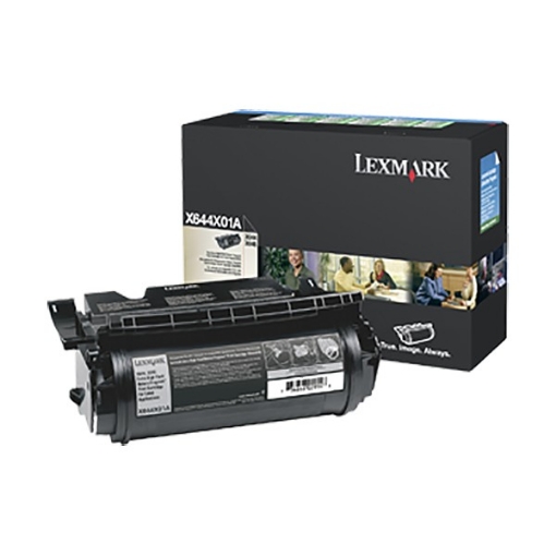 Picture of Lexmark X644X01A OEM Extra High Yield Black Toner