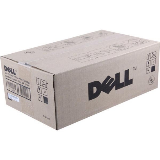 Picture of Dell XG728 (310-8099) OEM Yellow Toner Cartridge