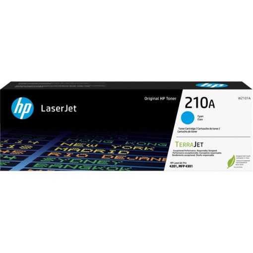 Picture of HP W2101A (HP 210A) Cyan Toner Cartridge (1,800 Yield)