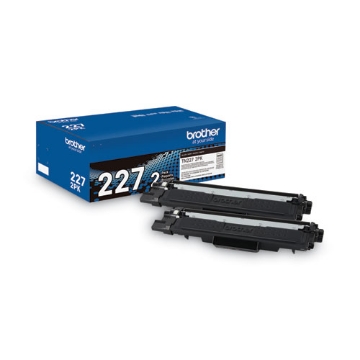 Show details for Brother TN2272PK (TN227BK) High Yield Black Toner Cartridges (2 pack) (3,000 x 2 Yield) Picture of Brother TN2272PK (TN227BK) High Yield Black Toner Cartridges (2 pack) (3,000 x 2 Yield)