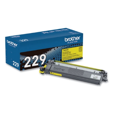 Show details for Brother TN229Y Yellow Toner Cartridge (1,200 Yield) Picture of Brother TN229Y Yellow Toner Cartridge (1,200 Yield)