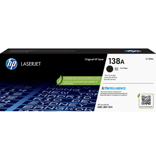 Picture of HP W1380A (HP 138A) Black Laser Toner Cartridge (1500 Yield)