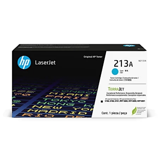 Picture of HP W2131A (HP 213A) Cyan Toner Cartridge (3,000 Yield)